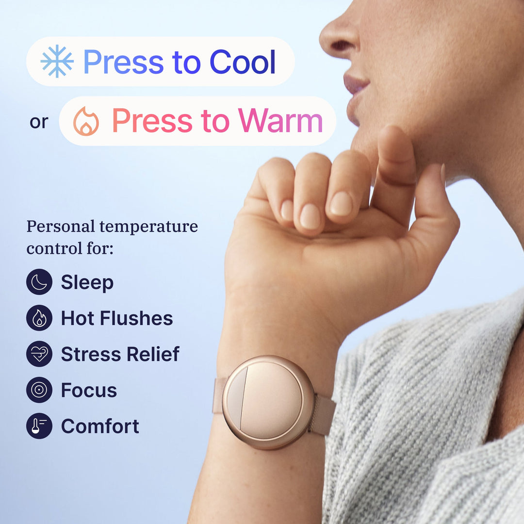 Issviva x Embr Wave® Smart Cooling & Warming Bracelet Rose Gold - TEST