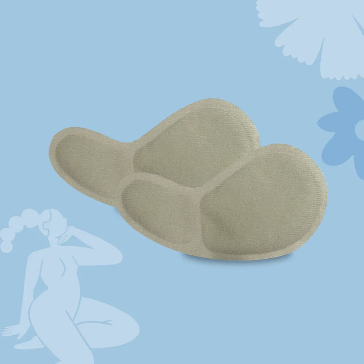 Keep Me Cool by Issviva includes soft, reusable cooling bra inserts designed to soothe hot flushes and provide all-day comfort.